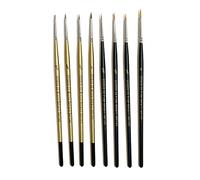 Studio 22 - Juego de 8 pinceles de pintura (fino y microdetalle)