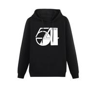Studio 54 Disco New York New Wave Hoody Unisex Long Sleeve Hooded with Pocket Black L