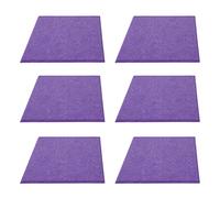 Studio Foam,Wall Padding,Acoustic Absorption Panel Thickened Reduce Reverb Soundproof Padding Absorber For Home Studio Recording (Aubergine)