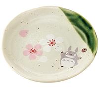 Studio Ghibli スタジオジブリ My Neighbor Totoro - Sakura/Cherry Blossom, serie de platos tradicionales de porcelana japonesa - Plato pequeño