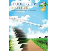 Studio ghibli for flute - flute traversiere et piano - recueil + partie + cd