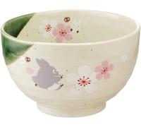 スタジオジブリ Studio Ghibli - My Neighbor Totoro - Sakura/Cherry Blossom, serie de platos tradicionales de porcelana japonesa - Cuenco de arroz pequeño