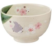 Studio Ghibli via Bluefin Porcelain My Neighbor Totoro Traditional Japanese Dish Series - Cuenco [Sakura/Cherry Blossom] - Producto oficial de Studio Ghibli