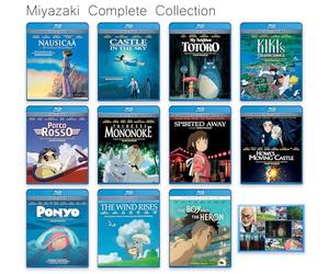 Studio Ghibli's - Hayao Miyazaki - Colección Bluray de 11 películas "Obra maestra directiva": Castillo en el cielo/Mi vecino Totoro/El niño y la garza/+ 8 más!! / + Incluye tarjeta de arte de regalo