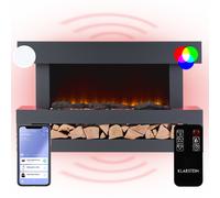 Studio LightFire Smart 2000W 121cm Chimenea eléctrica con marco Gris Oscuro