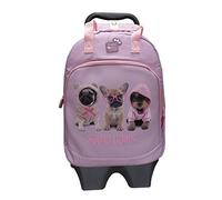 Studio Pets - Mochila con Trolley, Varios Compartimentos, Tamaño 60 cm, Color Violeta, Producto Oficial (CyP Brands)