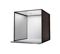 Studio Photo Box - Caja de luz para fotografía, 44 x 44 cm, tienda de campaña plegable con luz LED regulable, accesorios de sesión de fotos para joyas, accesorios, maquillaje, modelos hechos a mano