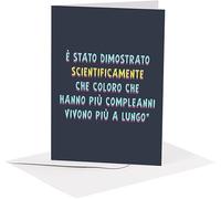 studio supernova - Tarjeta de felicitación de cartón - Genérico Científicamente - BA07