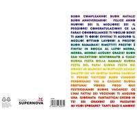 studio supernova - Tarjeta de felicitación de cartón - Genérico Todo - BA08