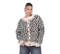 Studio Untold Chaqueta de Punto, Oversize, Leopardo Beige 54+ 848935300-54+
