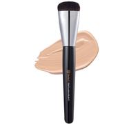 STUDIO17 Brocha de base plana para maquillaje líquido, brocha de base líquida con parte superior plana, brocha de maquillaje coreana con cerdas súper micro| Herramienta de maquillaje de calidad de