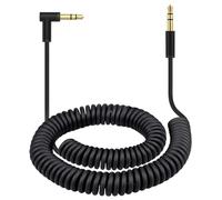 Studio3.0 - Cable de audio en espiral de repuesto compatible con auriculares Beats by Dr.Dre Solo4 Solo3 Solo2 Solo HD Studio2 Studio Pro/Detox Mixr Executive y altavoz de píldora