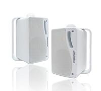 STUDIOFINIX Altavoces Bluetooth con Cable para Exteriores de 3.5 Pulgadas, Impermeables, 3 vías de 200 W, Altavoces de Montaje en Pared, Uso Patio, Cubierta, Interior y Exterior