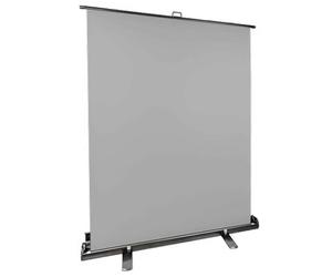 StudioKing Pantalla de fondo enrollable FB-150200FGR 150x200 cm gris
