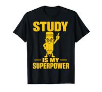 Studious Pencil Learning Strength Student Design Camiseta
