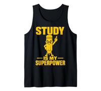 Studious Pencil Learning Strength Student Design Camiseta sin Mangas