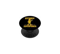 Studious Pencil Learning Strength Student Design PopSockets PopGrip Adhesivo