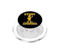 Studious Pencil Learning Strength Student Design PopSockets PopGrip para MagSafe