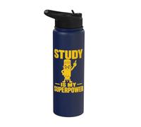 Studious Pencil Learning Strength Student Design Stainless Steel Insulated Water Bottle