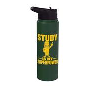 Studious Pencil Learning Strength Student Design Stainless Steel Insulated Water Bottle