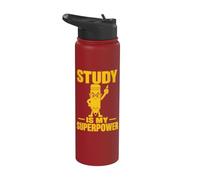Studious Pencil Learning Strength Student Design Stainless Steel Insulated Water Bottle