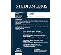 Studium iuris. Rivista per la formazione delle professioni giuridiche (2025) (Vol. 1)