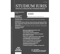 Studium iuris. Rivista per la formazione delle professioni giuridiche (2025) (Vol. 4)