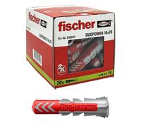 fischer DUOPOWER 14x70, Pasador gris claro/Rojo
