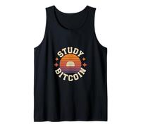 Study Bitcoin Comerciante de blockchain de criptomonedas --- Camiseta sin Mangas