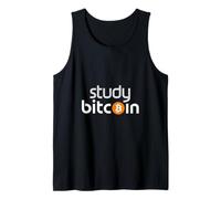 Study Bitcoin Comerciante de blockchain de criptomonedas |- Camiseta sin Mangas