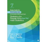 Study Guide for Psychology to Accompany Salkind and Frey's Statistics for People Who (Think They) Hate Statistics