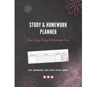 Study & Homework Planner: Your Daily Study & Homework Flow Plannner