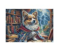 Study Magic Cute Perro Puzzle 300 Piezas Cartón Grueso para Coleccionistas Ocio Creativo En Casa Calmar La Mente Pieza Colección Más Vendido 300 PCS/40x28cm