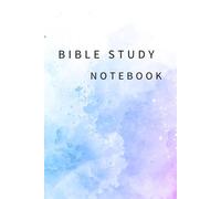 Study Notebook: Bible Study Journal, Sermon Notes, Notepad, Lined White Pages 6x9, Worship, Prayer Journal, Gift For Christians, Notebook For Scripture