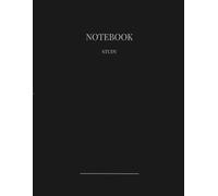 Study Notebook for Students - Cornell Notes, Notes, To-Do Lists & Vocabulary Tracker | Black Edition: Perfect for Language Learners, Goal Setting & Productivity | Organize, Learn & Achieve Your Goals