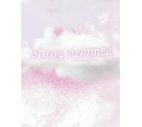 Study Planner. 90 days of Student ready pages with an cute and aesthetic pink & cloudy design.