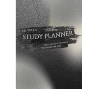Study Planner. 90 Days worth of pages for your studies! Minimalistic & Trendy design.