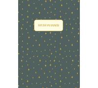 Study Planner: Undated Academic Organiser for 52 Weeks of Productivity: Grey-Turquoise Star Cover