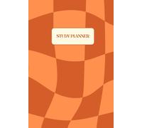 Study Planner: Undated Academic Organiser for 52 Weeks of Productivity: Orange Pattern Cover