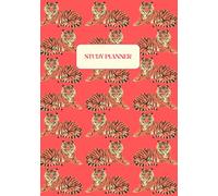 Study Planner: Undated Academic Organiser for 52 Weeks of Productivity: Pink Tiger Cover