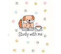 Study With Me: Cute Dog Themed Lined Notebook for Students, Dog Lovers, and Study Journal Enthusiasts | 7.25 x 9.5 Inches, 120 Pages, College Ruled ... Dog Cover | Perfect for School, College, Work