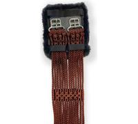 Stübben Cincha Cordoncillo con Almohadilla con Hebillas de Acero Inoxidable Marrón - 65 cm Stübben