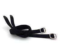 Stübben STEELtec 1119 - Correas para espuelas (2 unidades, nailon trenzado, 45 cm)