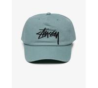 Stüssy Mid-Depth Big Stock Snapback Cap Azul claro