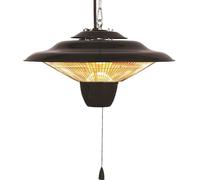 Stufa alogena elettrica da soffitto 1500 W Raggio di Sole Ufo Niklas