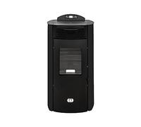 STUFE A PELLET ITALIA - Siberia New 15Kw - Estufa de pellets de aire ventilado, calentador de 140 m², eficiencia 92%, autonomía 30H, 5 velocidades y potencias, programable, garantía de 24 meses, color