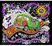 Stuff2Color Mágico del amor (Carteles de terciopelo difuso para colorear) Paquete de 6