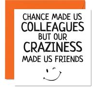 Stuff4 Regalos para colegas, mujeres y hombres, tarjeta de felicitación de 145 mm x 145 mm, regalos divertidos para un amigo