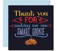 Stuff4 Tarjeta de agradecimiento - Smart Cookie - Tarjeta de agradecimiento para profesores de estudiantes, 145 mm