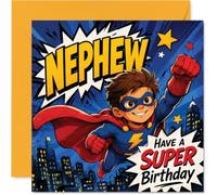 Stuff4 Tarjeta de cumpleaños divertida para sobrino, llena de diversión de